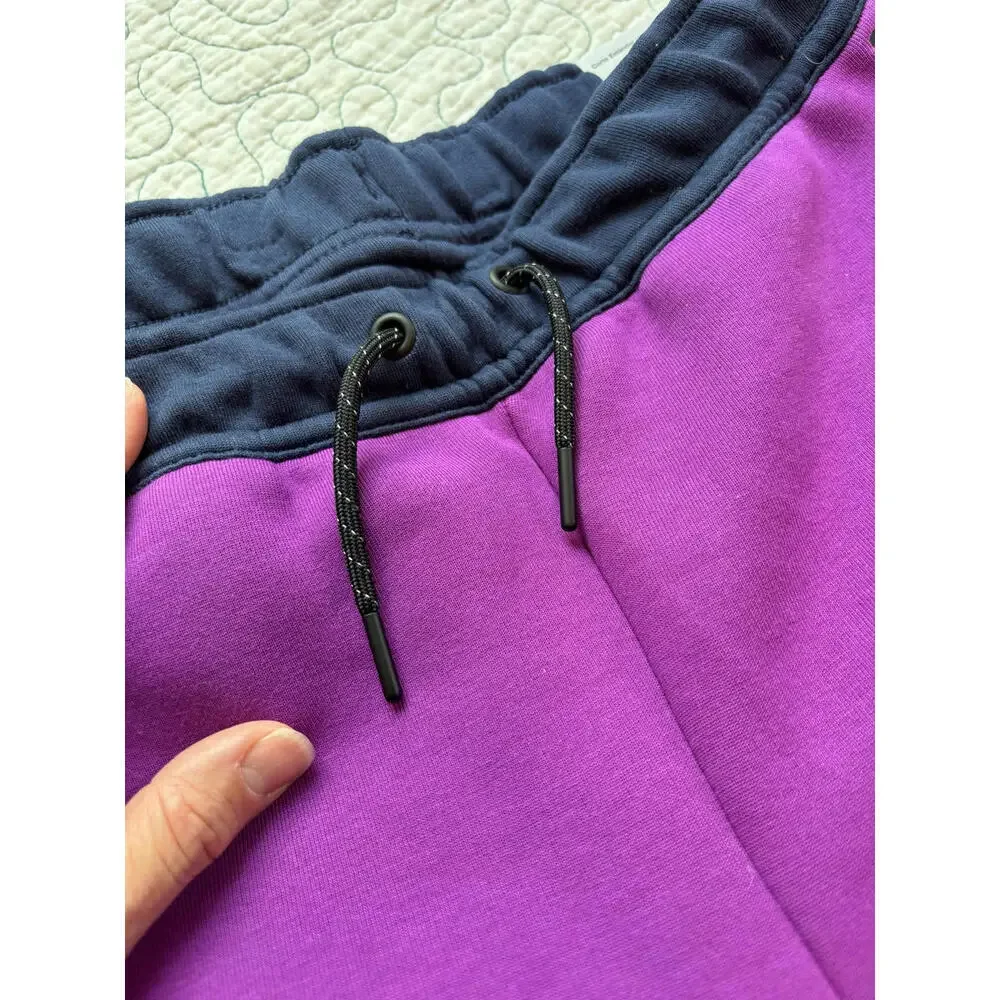 Nike Tech Youth Jogger Sweatpants Size‎ Large - Purple and Navy #454